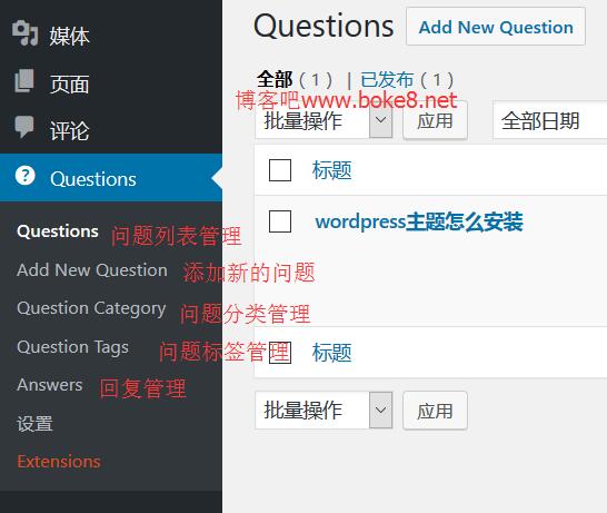 WordPress互动问答插件DW Question & Answer使用教程